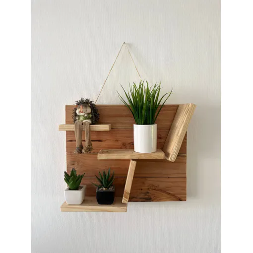 Étagères Murales Suspendues En Bois Brut Bon état reconditionné disponible sur Rakuten