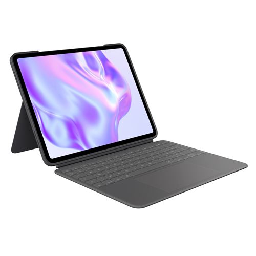 Etui clavier Azerty Logitech Combo Touch pour iPad Pro 13" (M4 et M5) 2024 et 2025 Graphite État correct Logitech reconditionné disponible sur Fnac