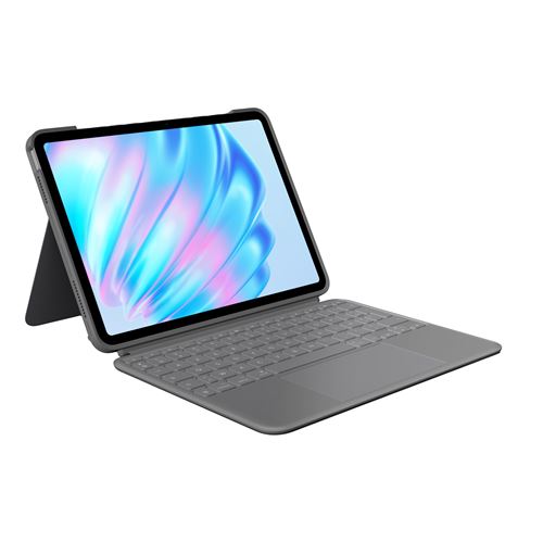Etui clavier Logitech Combo Touch Gris pour iPad Air 11"" (M2 et M3) et iPad Air 5e génération 2022 État correct Logitech reconditionné disponible sur Fnac