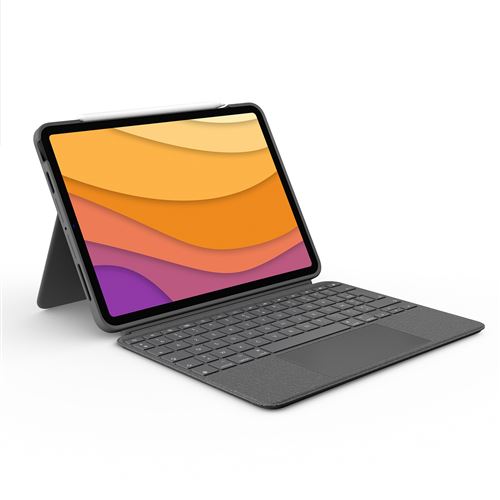 Etui clavier Logitech Combo Touch pour iPad Air 4e et 5e générations Gris État correct Logitech reconditionné disponible sur Fnac