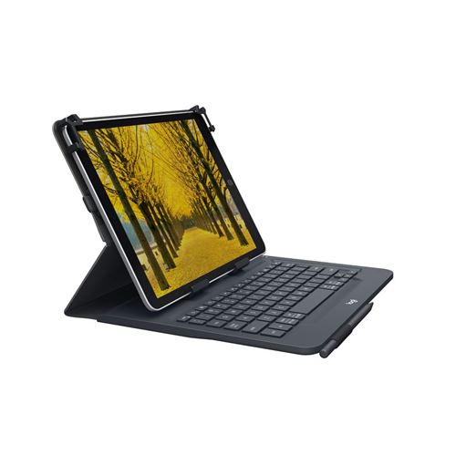 Etui clavier Logitech Universal Folio pour tablettes 9 à 10 pouces Gris État correct Logitech reconditionné disponible sur Fnac