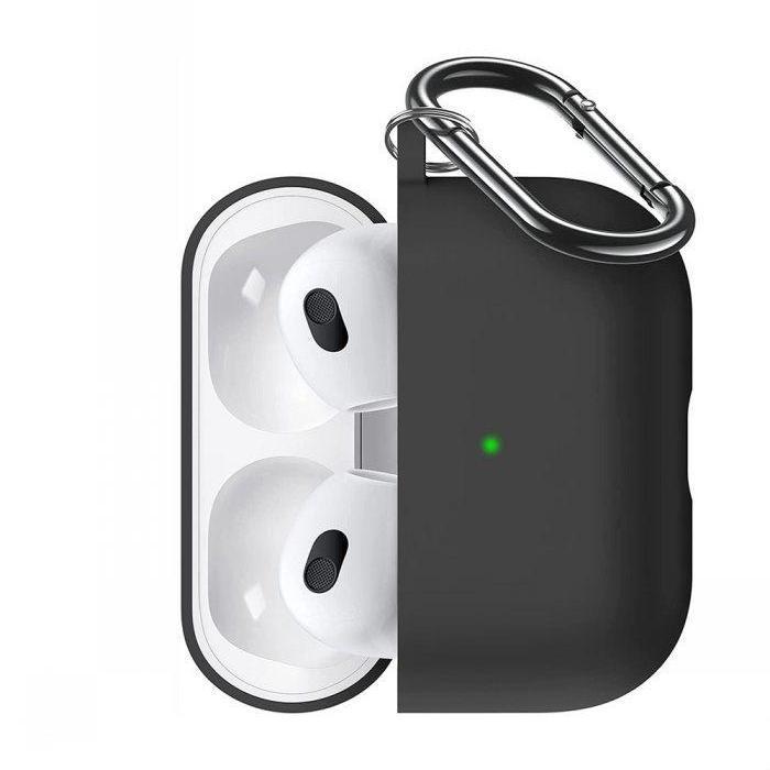 Étui de protection AirPods 3 - Silicone - Noir Reconditionné La Coque Française reconditionné photo 2 | Dero