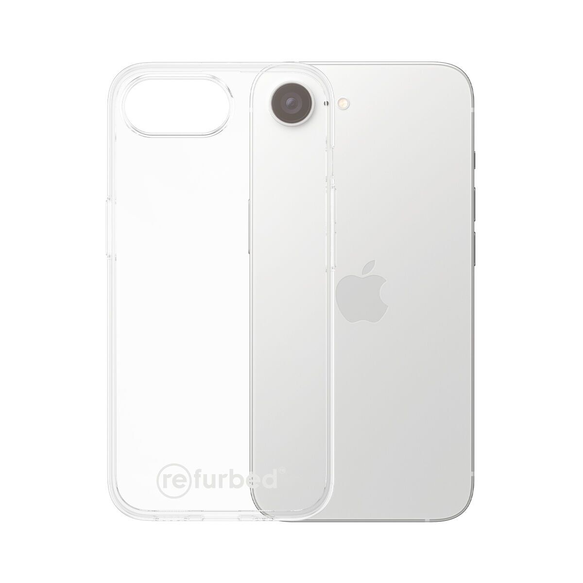 Étui de téléphone durable Refurbed iPhone 16e transparent Parfait état PanzerGlass reconditionné disponible sur Refurbed | Dero