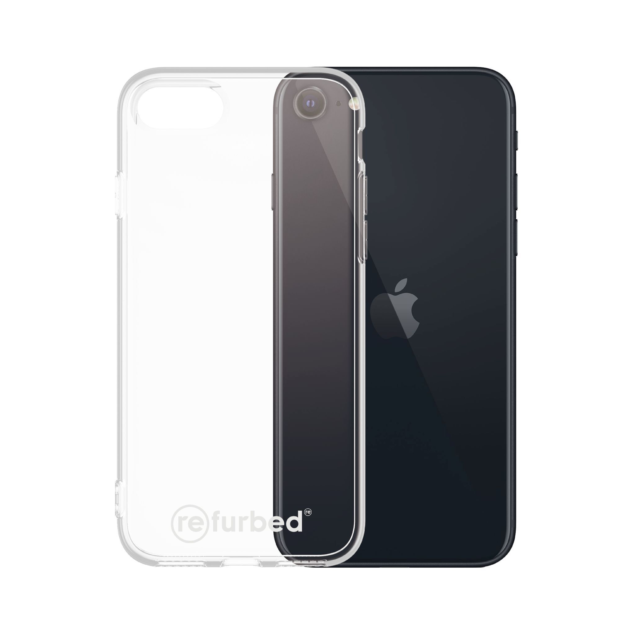 Étui de téléphone durable Refurbed iPhone 6/6s/7/8/SE (2020/2022) transparent Parfait état PanzerGlass reconditionné disponible sur Refurbed | Dero