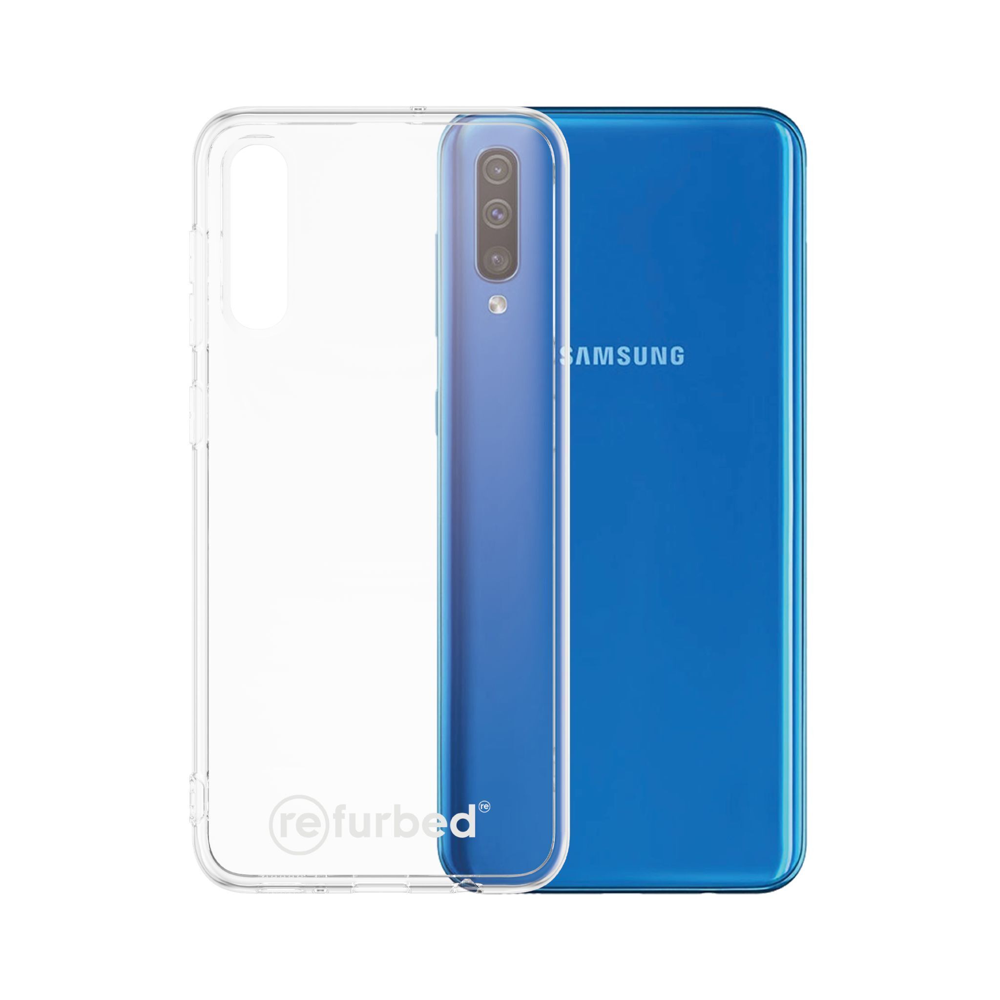 Étui de téléphone durable Refurbed Samsung Galaxy A50/A50s/A30s transparent Parfait état PanzerGlass reconditionné disponible sur Refurbed | Dero