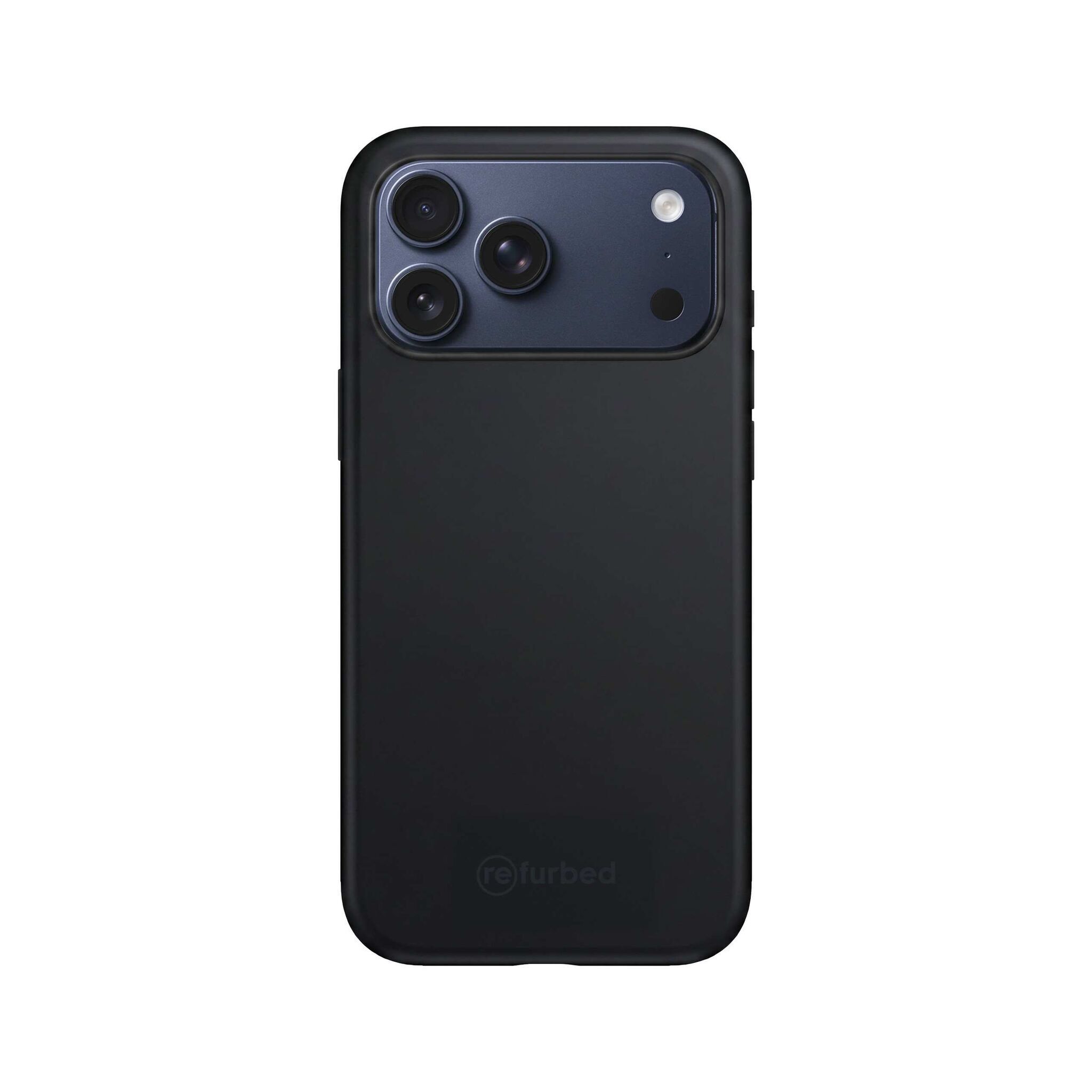 Étui en silicone pour téléphone compatible avec MagSafe iPhone 17 Pro Max noir Parfait état reconditionné disponible sur Refurbed | Dero
