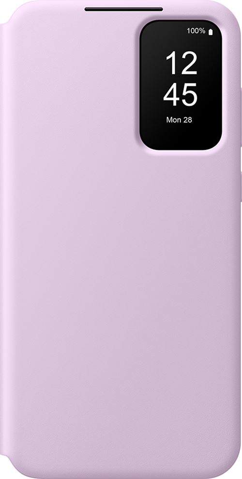 Etui Folio Smart S View Cover pour Samsung Galaxy A35 5G Lavande État correct Samsung reconditionné disponible sur Fnac