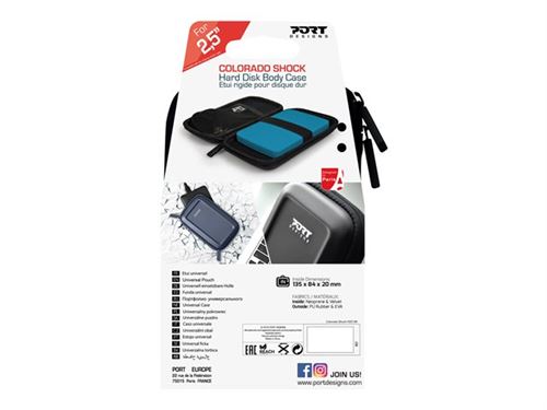 Etui pour disque dur Port Designs Colorado Shock Noir État correct Port Designs reconditionné disponible sur Fnac