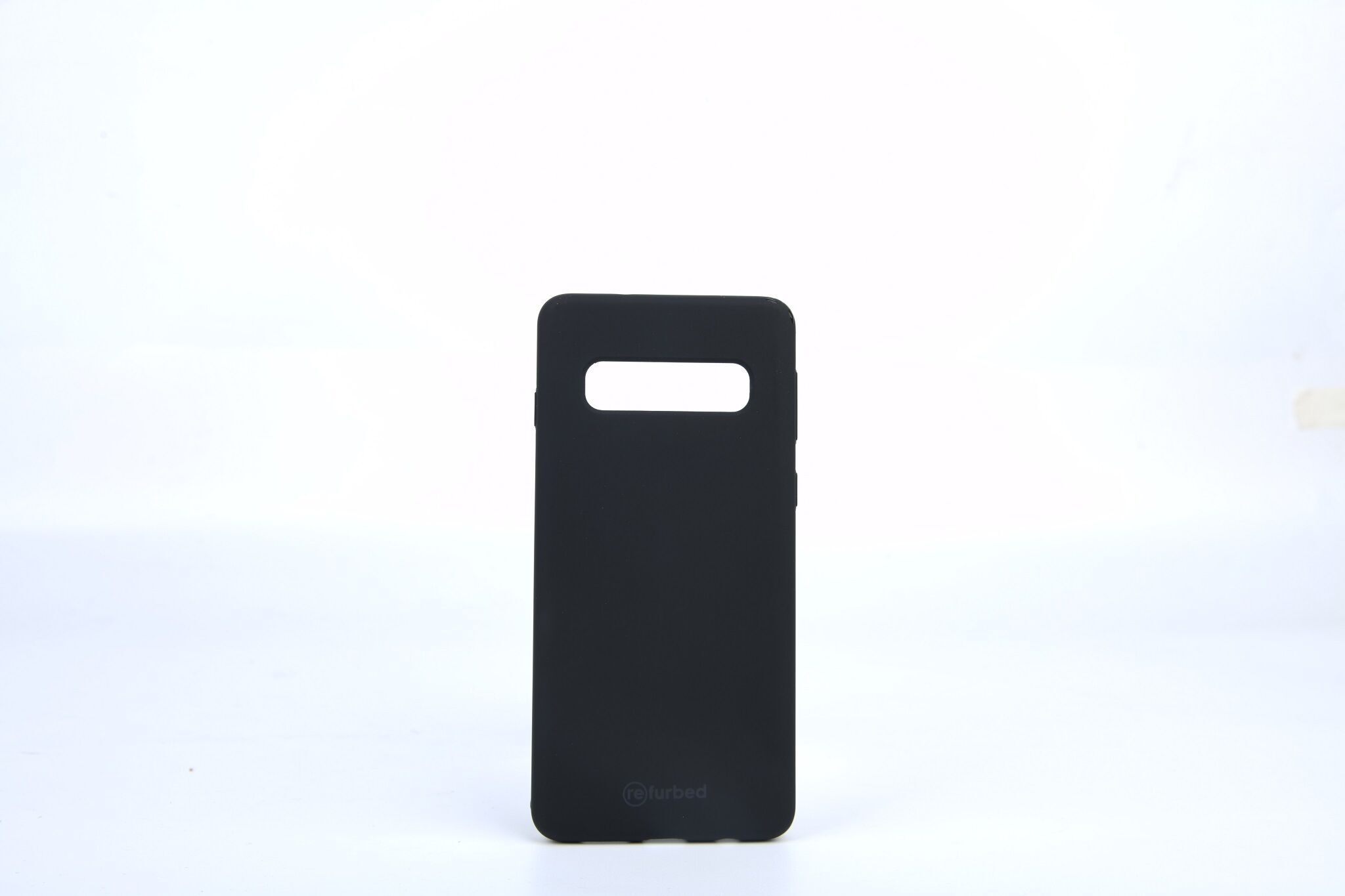 Étui téléphone silicone Samsung Galaxy S10 noir Parfait état reconditionné disponible sur Refurbed | Dero