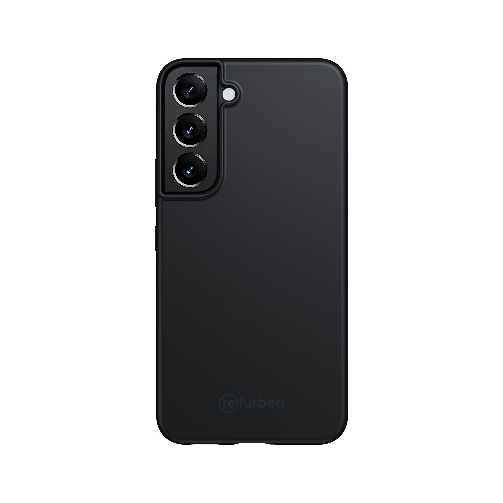 Étui téléphone silicone Samsung Galaxy S22 5G noir Parfait état reconditionné disponible sur Refurbed | Dero