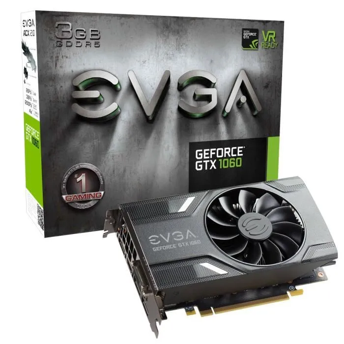 EVGA Carte graphique GeForce® GTX 1060 3Go GDDR5 Reconditionné - 159,00 € EVGA Carte graphique GeForce® GTX 1060 3Go GDDR5 Reconditionné EVGA reconditionné disponible sur Cdiscount Seconde Vie