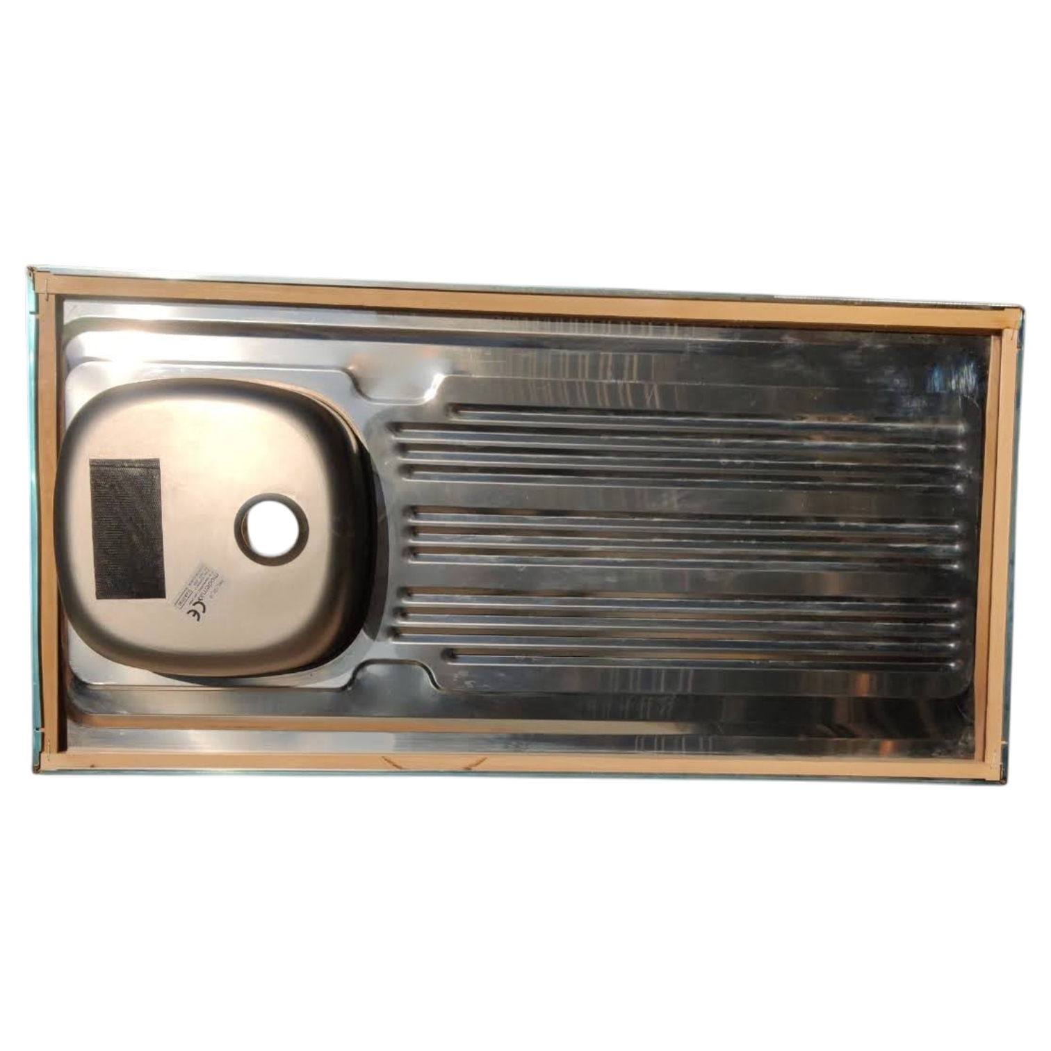 Voir photo 2 de Évier à poser LAVELLI 1200 1 cuve inox AUSTÉNITIQUE 120 x 60 x 3 cm Évier à poser LAVELLI 1200 1 cuve inox AUSTÉNITIQUE 120 x 60 x 3 cm Parfait état reconditionné photo 2