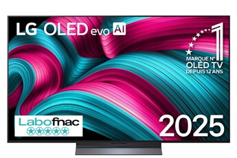 Evo OLED55C5 139 cm 2025 Très bon état LG reconditionné disponible sur Darty