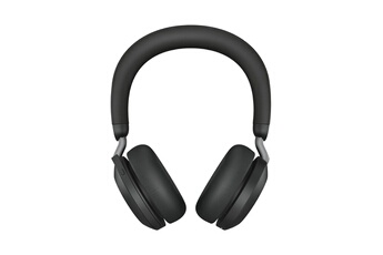 Evolve2 75 - Micro-casque - sur-oreille - Bluetooth - sans fil - Suppresseur de bruit actif - USB-A - isolation acoustique - noir - Optimisé pour la Très bon état reconditionné disponible sur Darty