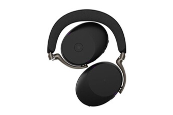 Evolve3 85 MS - Micro-casque - circum-aural - Bluetooth - sans fil - Suppresseur de bruit actif - jack 3,5mm, USB-A via adaptateur Bluetooth Bon état Jabra reconditionné disponible sur Darty | Dero