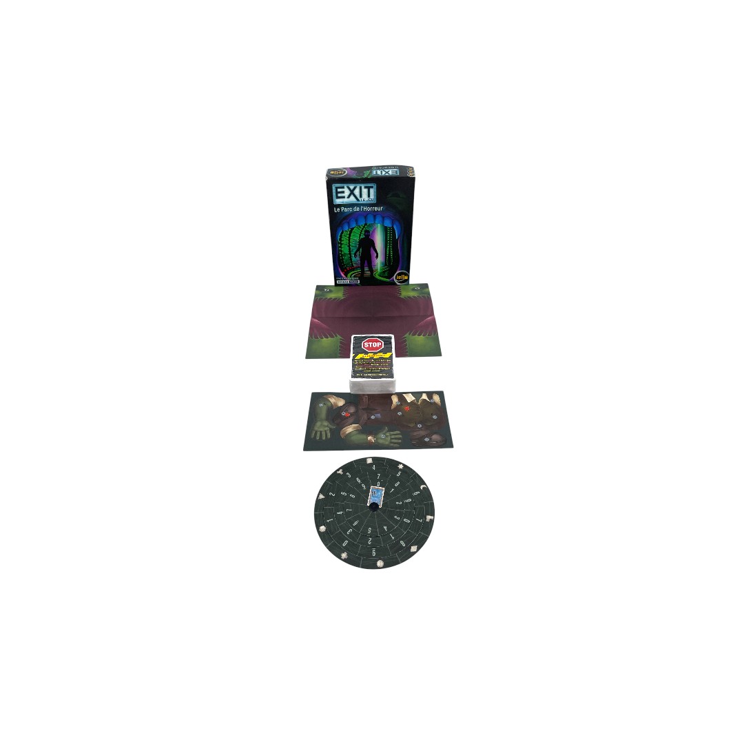 Voir photo 2 de Exit le jeu - Le parc de l'horreur- Édition 2021 Exit le jeu - Le parc de l'horreur- Édition 2021 Parfait état reconditionné photo 2