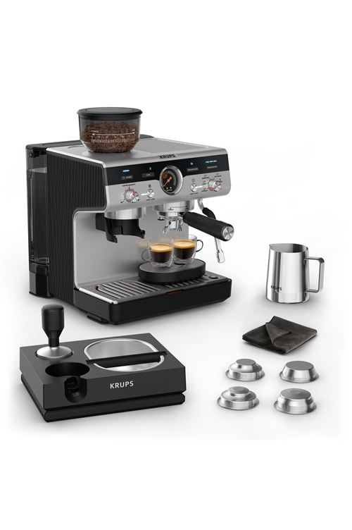 Expresso broyeur Krups Précision Plus XP804T10 15 bars Inox État correct Krups reconditionné disponible sur Fnac