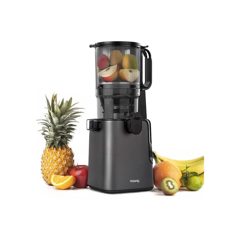 Extracteur de jus ouverture large - HKoeNIG - GSX26 - 250 W - 1,8 L - Noir - Excellent état Parfait état H. Koenig reconditionné disponible sur Pixmania