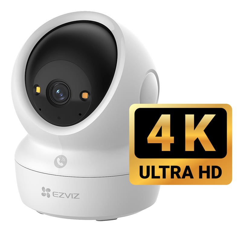 EZVIZ H6c G1 4K Sphérique Caméra de sécurité IP Intérieure 3840 x 2160 pixels Plafond/Mur/Bureau - Excellent état Parfait état Ezviz reconditionné disponible sur Pixmania