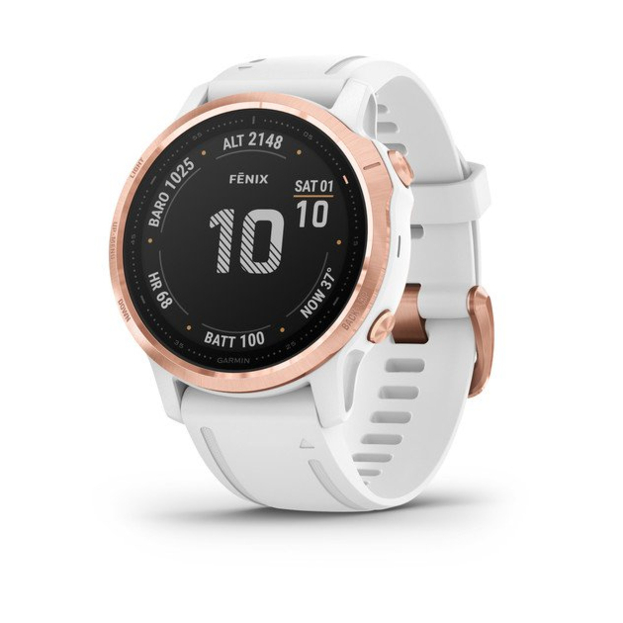 F?nix 6S Pro 3,05 (1.2 ) 42 Mm Noir, Or Rose Gps (Satellite) - Très bon état Très bon état Garmin reconditionné disponible sur Pixmania