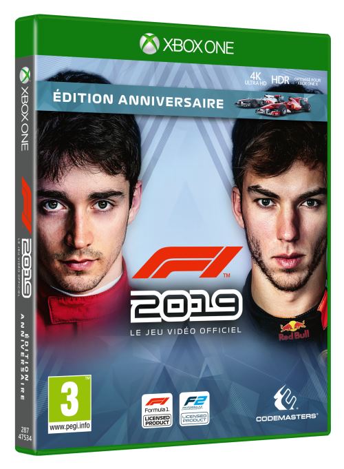 F1 2019 Edition Anniversaire Xbox One État correct reconditionné disponible sur Fnac