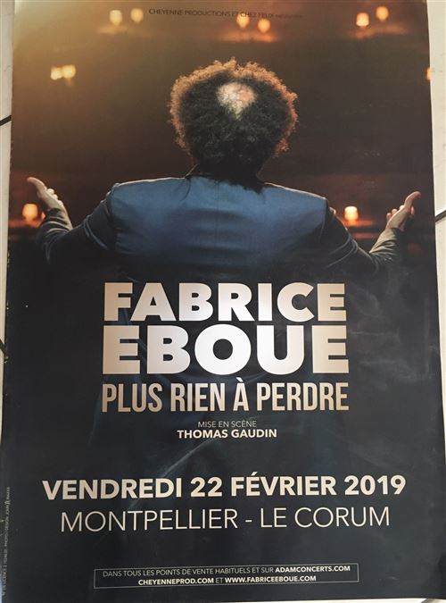 Fabrice EBOUE - Plus rien à Perdre - AFFICHE État correct reconditionné disponible sur Fnac
