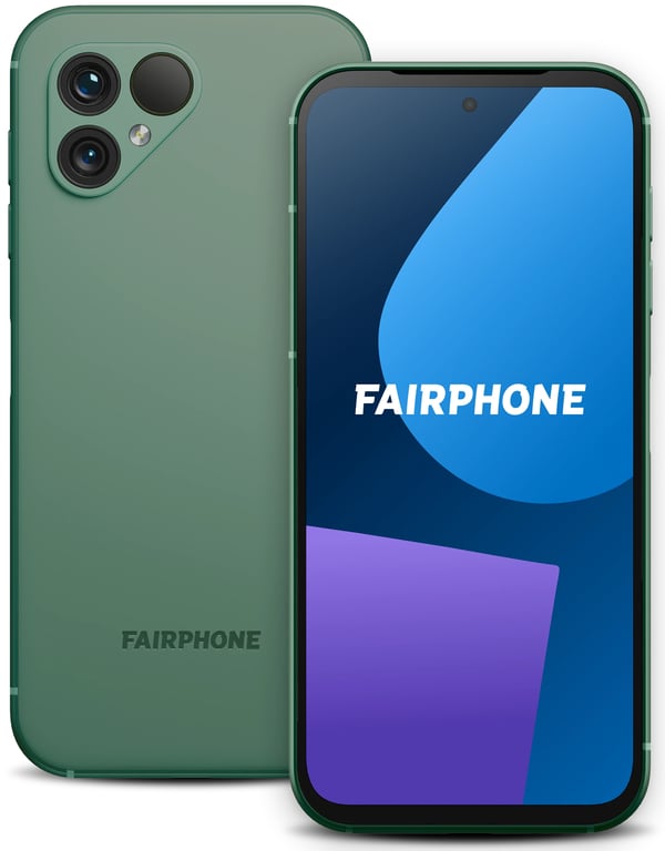 Fairphone 5 16,4 cm (6.46 ) Double SIM Android 13 5G USB Type-C 6 Go 128 Go 4200 mAh Vert - Bon état Bon état Fairphone reconditionné disponible sur Pixmania