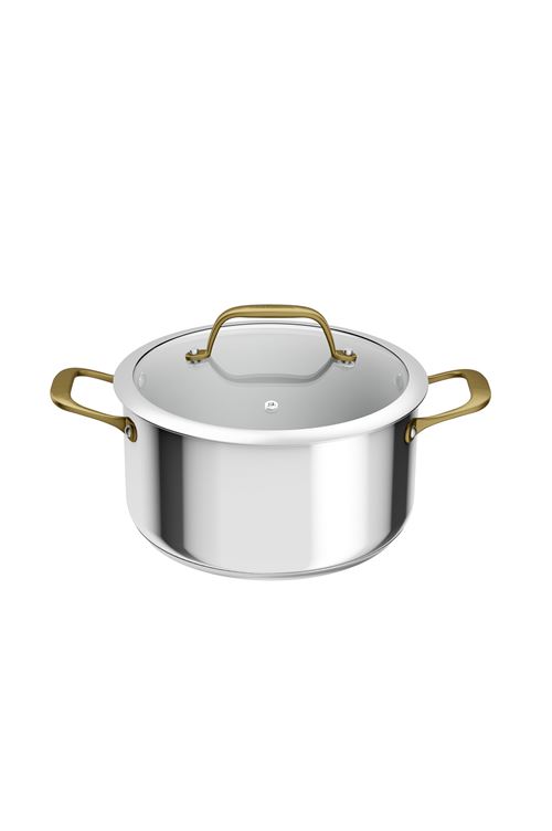 Faitout Tefal Paul Bocuse Faitout H8244602 Acier inoxydable 24 cm État correct Tefal reconditionné disponible sur Fnac