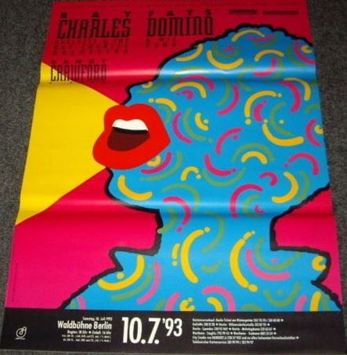 Fats Domino / Ray Charles - 60x84 cm - AFFICHE / POSTER État correct N/A reconditionné disponible sur Fnac