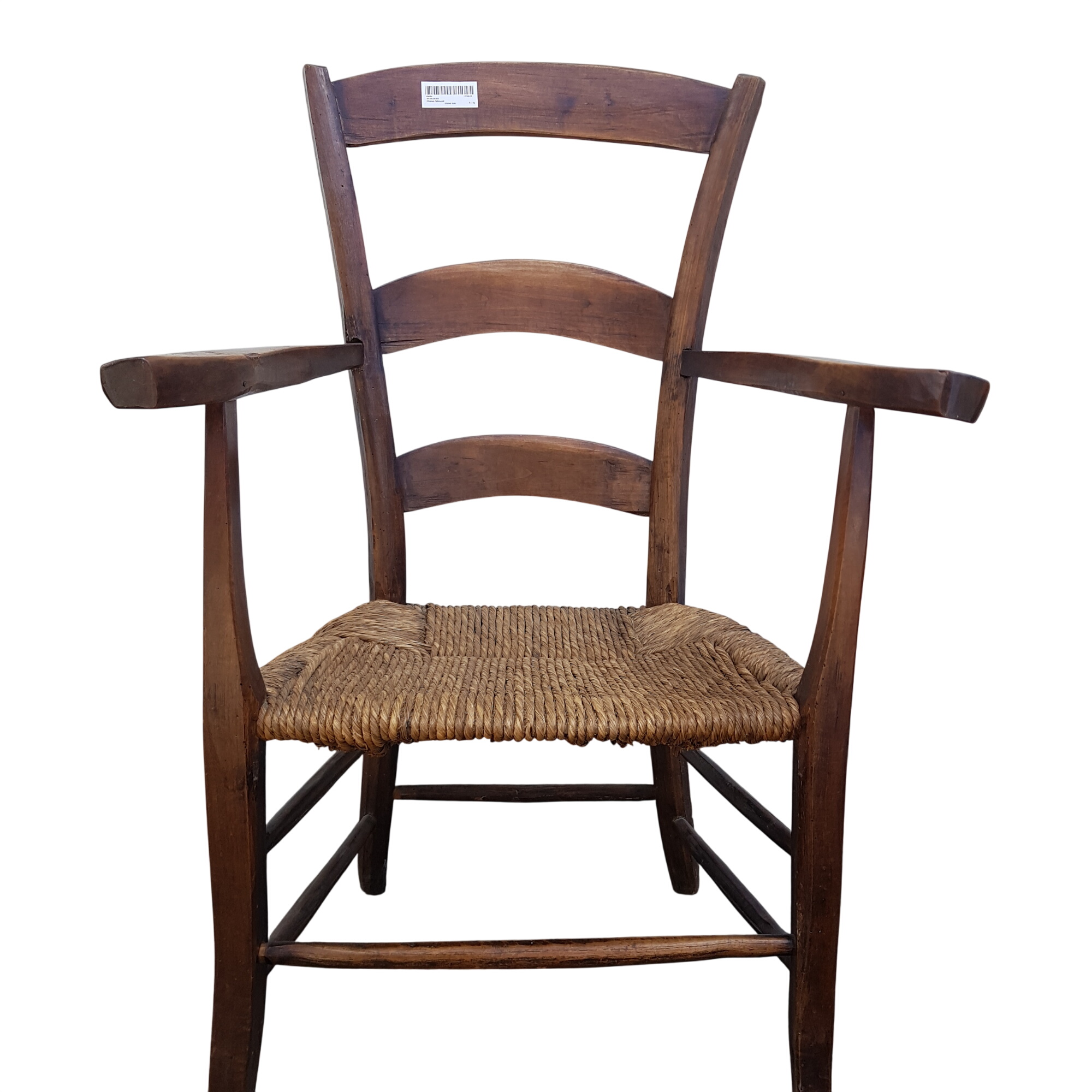 Acheter Fauteuil campagnard avec assise en paille du 19e siècle Bon état - 45,00 € Fauteuil campagnard avec assise en paille du 19e siècle Bon état reconditionné disponible sur Label Emmaüs