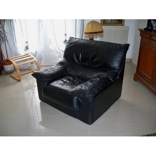 Fauteuil Cuir occasion - 30,00 € Fauteuil Cuir occasion reconditionné disponible sur Rakuten