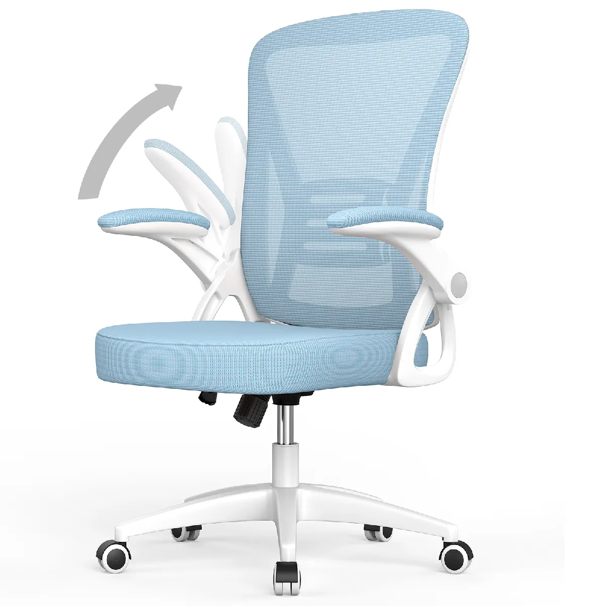 Fauteuil De Bureau Ergonomique D'occasion Bleu à Accoudoirs Repliables État correct - 42,99 € Fauteuil De Bureau Ergonomique D'occasion Bleu à Accoudoirs Repliables État correct reconditionné disponible sur Rue du Commerce Seconde Vie