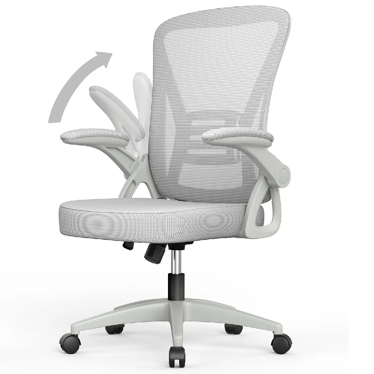 Fauteuil De Bureau Ergonomique D'occasion Gris à Accoudoirs Repliables État correct - 42,99 € Fauteuil De Bureau Ergonomique D'occasion Gris à Accoudoirs Repliables État correct reconditionné disponible sur Rue du Commerce Seconde Vie