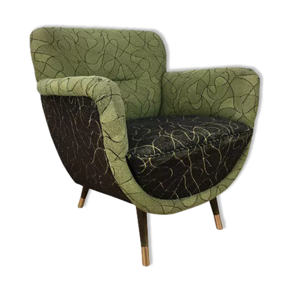 Fauteuil egg 1950 Bon état reconditionné (offre indisponible)