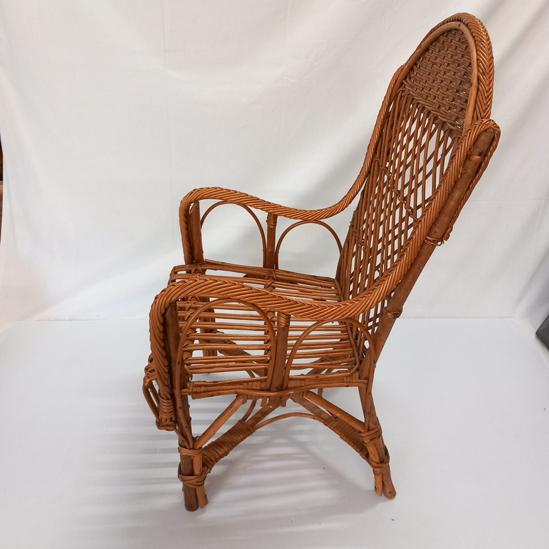 Voir photo 2 de Fauteuil en Osier pour Enfant Fauteuil en Osier pour Enfant reconditionné photo 2