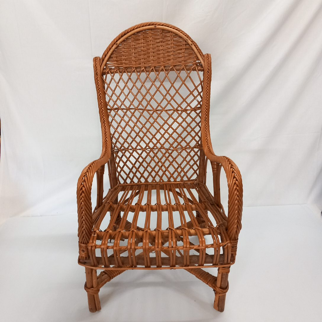 Fauteuil en Osier pour Enfant - 65,00 € Fauteuil en Osier pour Enfant reconditionné disponible sur Label Emmaüs