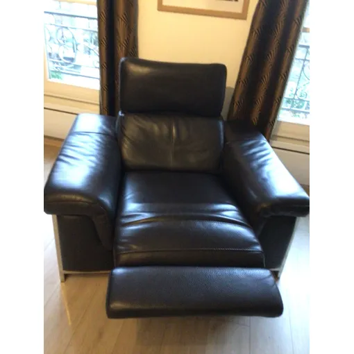 Fauteuil Relax Cuir Bon état reconditionné disponible sur Rakuten