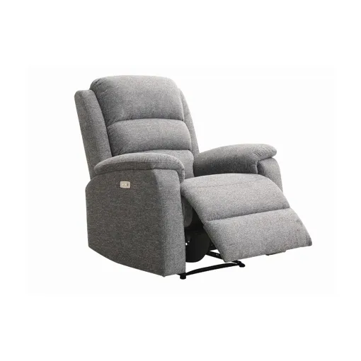 Fauteuil relax électrique NEVERS en tissu - Anthracite Bon état reconditionné disponible sur Rakuten