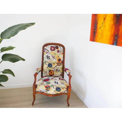 Fauteuil Voltaire Kandinsky occasion - 500,00 € Fauteuil Voltaire Kandinsky occasion reconditionné disponible sur Rakuten