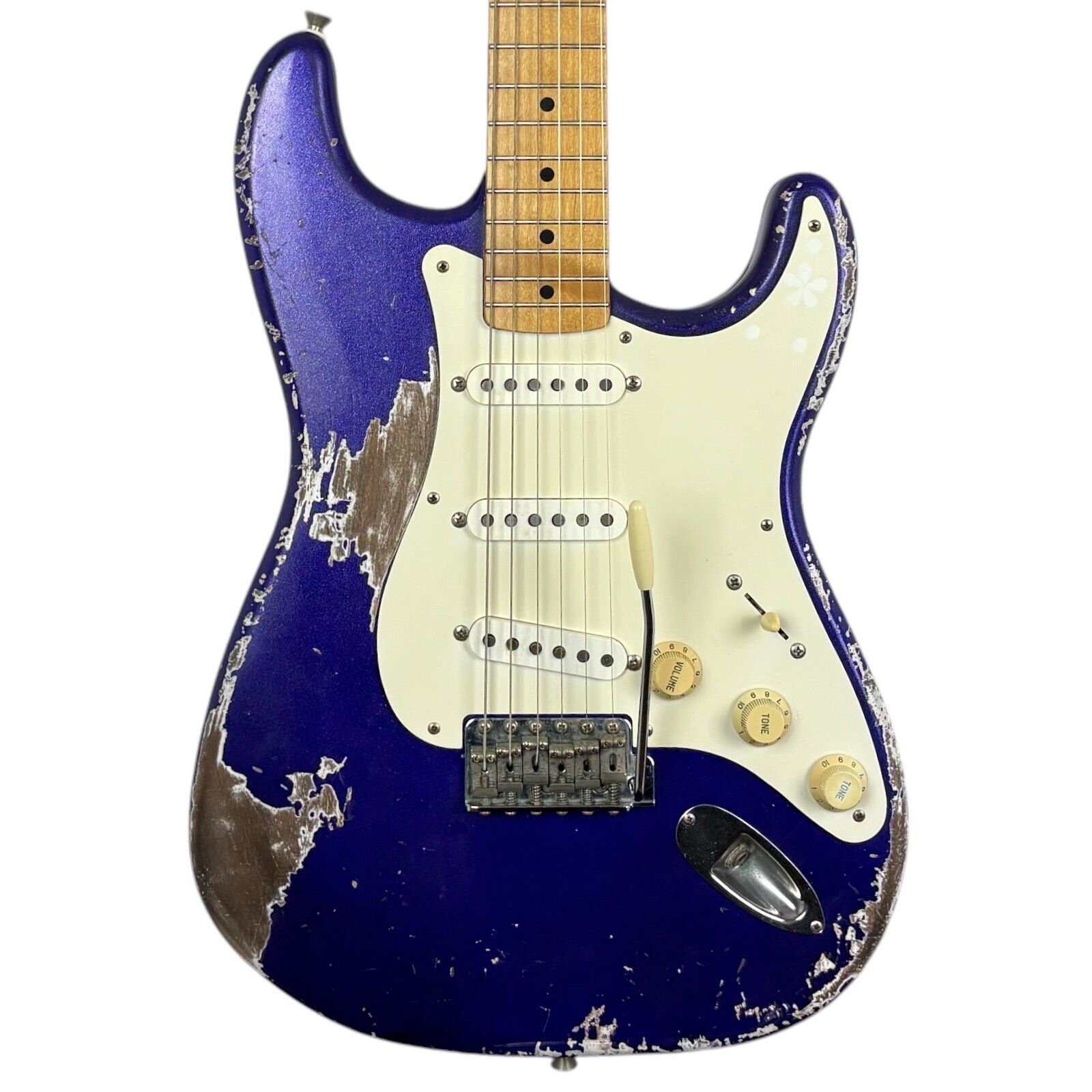 Fender MJT 50s Reissue Stratocaster - Violet métallisé - Heavy Relic Lourde Relique Bon état Fender reconditionné disponible sur Refurbed | Dero