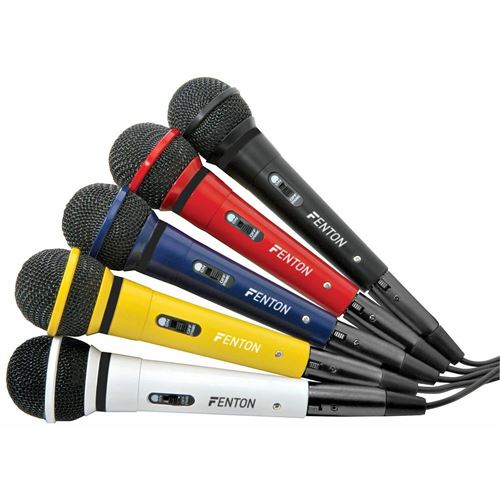 Fenton DM120 - Set de 5 Microphones Filaires 5x3 Mètres, Fréquences 100 - 10000 Hz État correct N/A reconditionné disponible sur Fnac