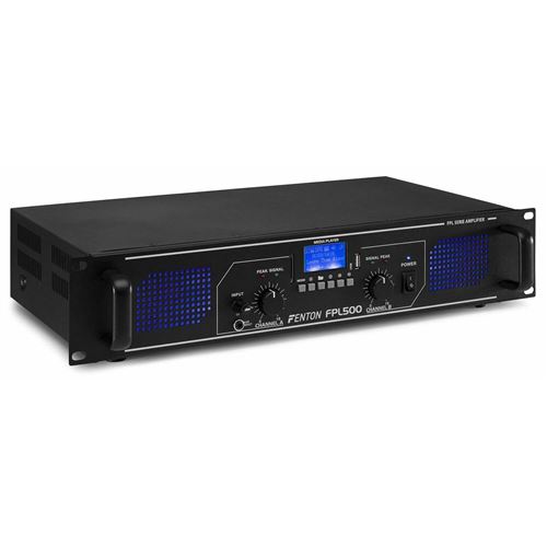 Fenton FPL500 amplificateur numérique - Bluetooth lecteur média USB SD - 2 x 250 watts - noir État correct N/A reconditionné disponible sur Fnac