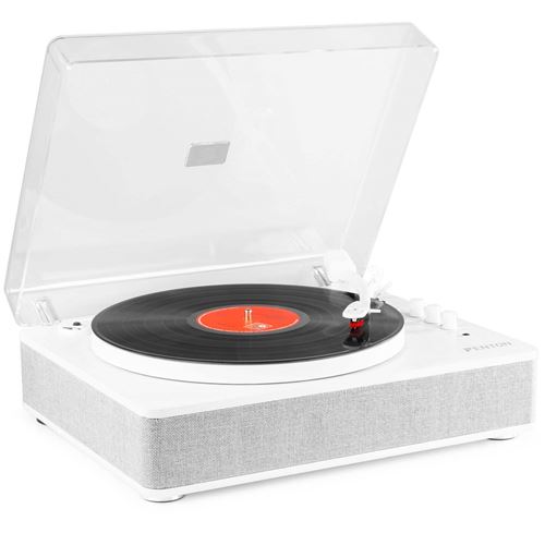Fenton RP162W Platine vinyle rétro hifi avec Bluetooth et haut-parleurs - Blanc État correct N/A reconditionné disponible sur Fnac