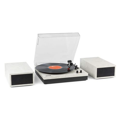 Fenton RP165M Platine vinyle Bluetooth avec 2 enceintes - Marbre, 3 vitesses de lecture 33, 45 et 78 Tours État correct - 101,92 € Fenton RP165M Platine vinyle Bluetooth avec 2 enceintes - Marbre, 3 vitesses de lecture 33, 45 et 78 Tours État correct N/A reconditionné disponible sur Fnac