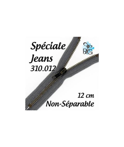 Fermeture éclair "Jeans" non séparable N°5 : 5 longueurs robustes pour des jeans parfaitement ajustés(...) État correct reconditionné disponible sur Fnac