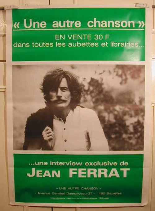 Ferrat Jean - 60x80 cm - AFFICHE / POSTER État correct reconditionné disponible sur Fnac