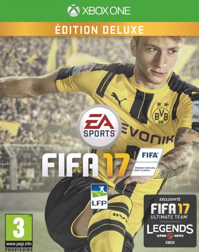 FIFA 17 Edition Deluxe Xbox One État correct - 15,88 € FIFA 17 Edition Deluxe Xbox One État correct Bandai Namco reconditionné disponible sur Fnac