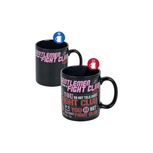 Fight Club - Mug Thermoréactif Règles Du Fight Club occasion - 14,27 € Fight Club - Mug Thermoréactif Règles Du Fight Club occasion reconditionné disponible sur Rakuten
