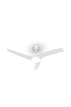 Figo ventilateur de plafond 52 55 W plafonnier 2x42 W télécommande blanc Bon état Klarstein reconditionné disponible sur Darty