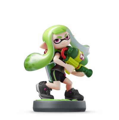 Figurine Amiibo Fille Inkling Vert Clair État correct Nintendo reconditionné disponible sur Fnac
